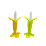 Banana Silicone Baby Teether Toothbrush