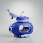 Fun Submarine Toy Water Bottle with Straw