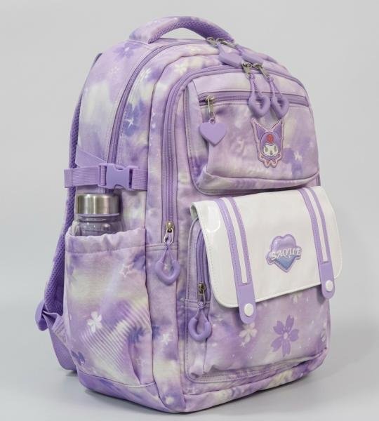 Anime Inspired Purple Tie-Dye Backpack